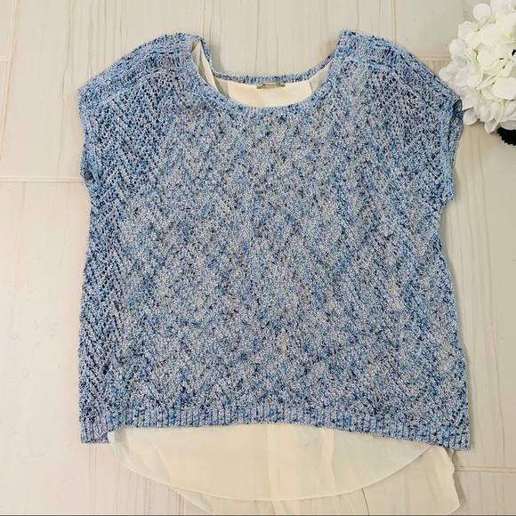 Lucky Brand Sweaters - Lucky Brand Blue Sweater High and low Sweater